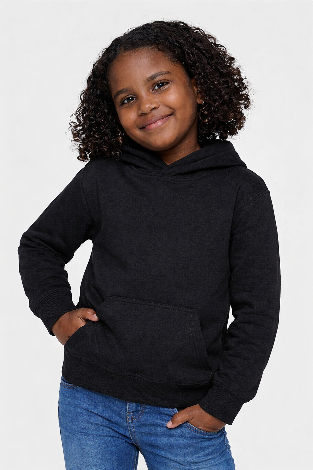 Hoodie enfant – 45 % coton 55 % polyester