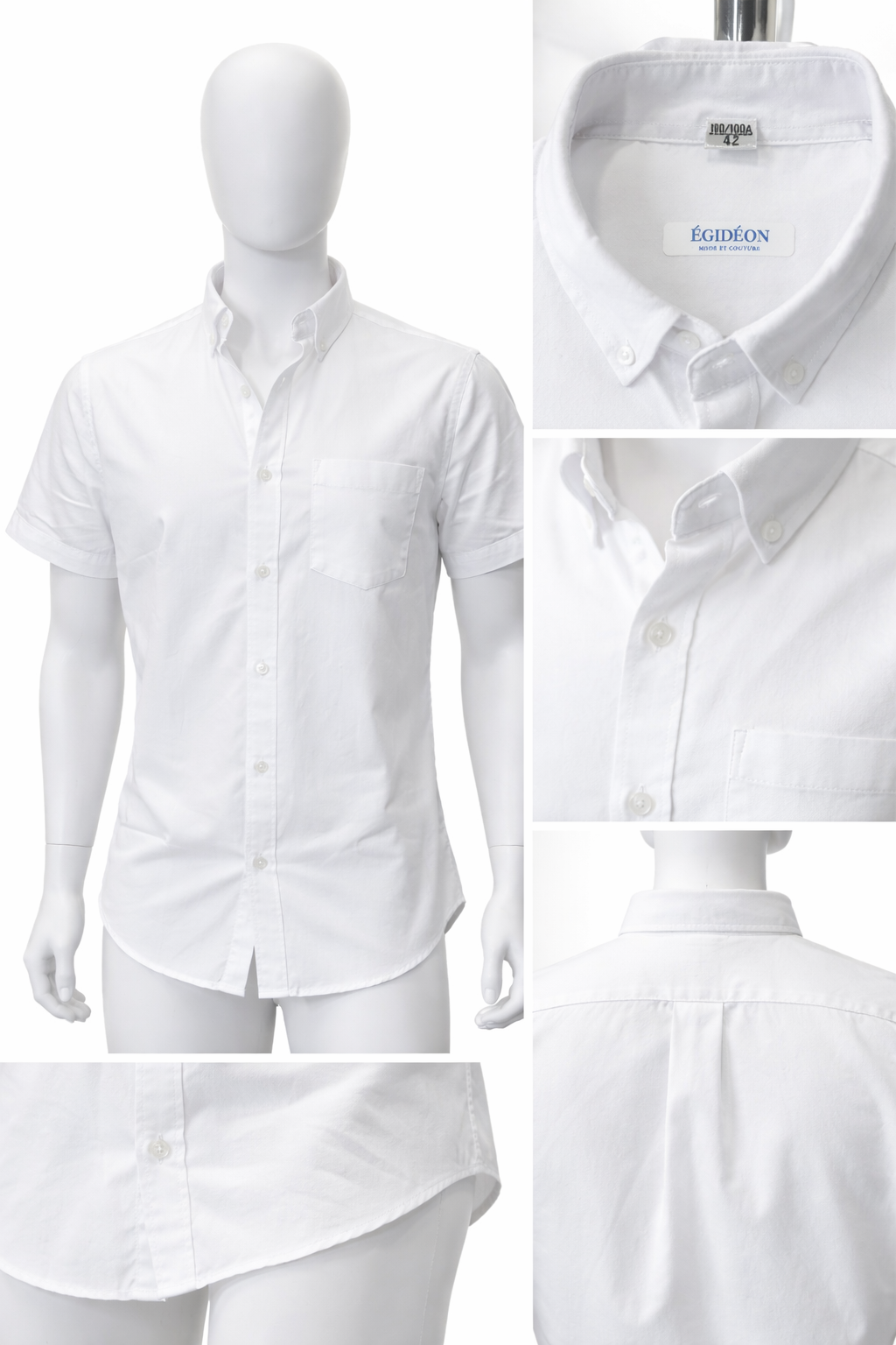 Chemise Homme Égidéon en coton Oxford (100 % coton)