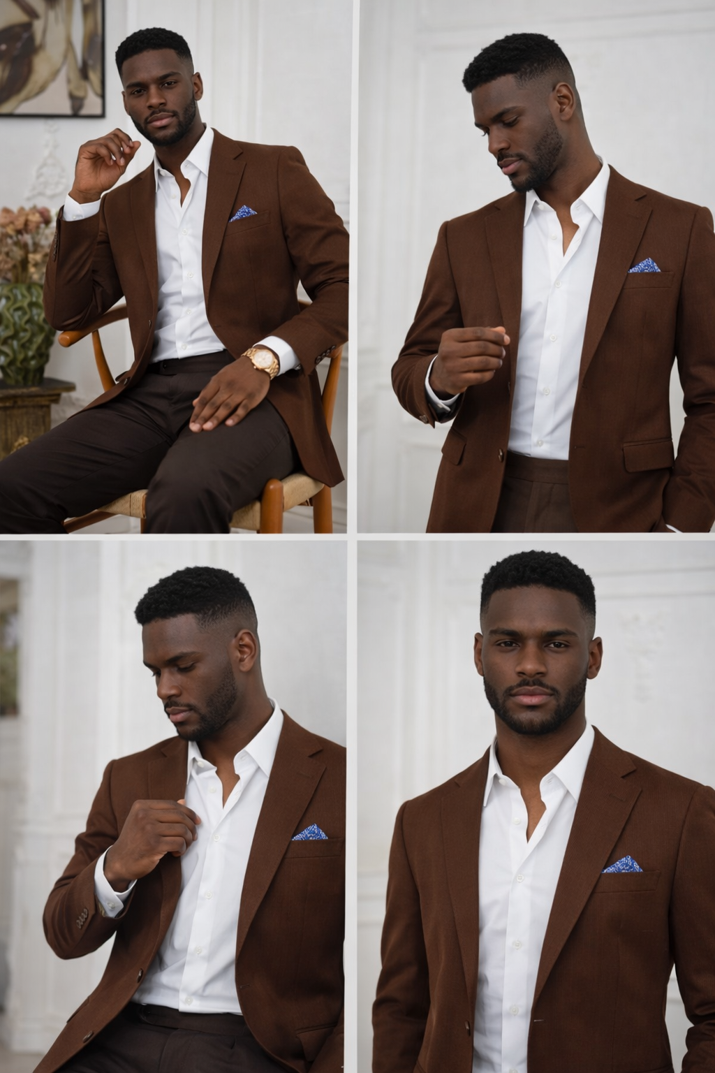 Blazer Ajusté Classique 47 % Polyester, 43 % Viscose – Homme