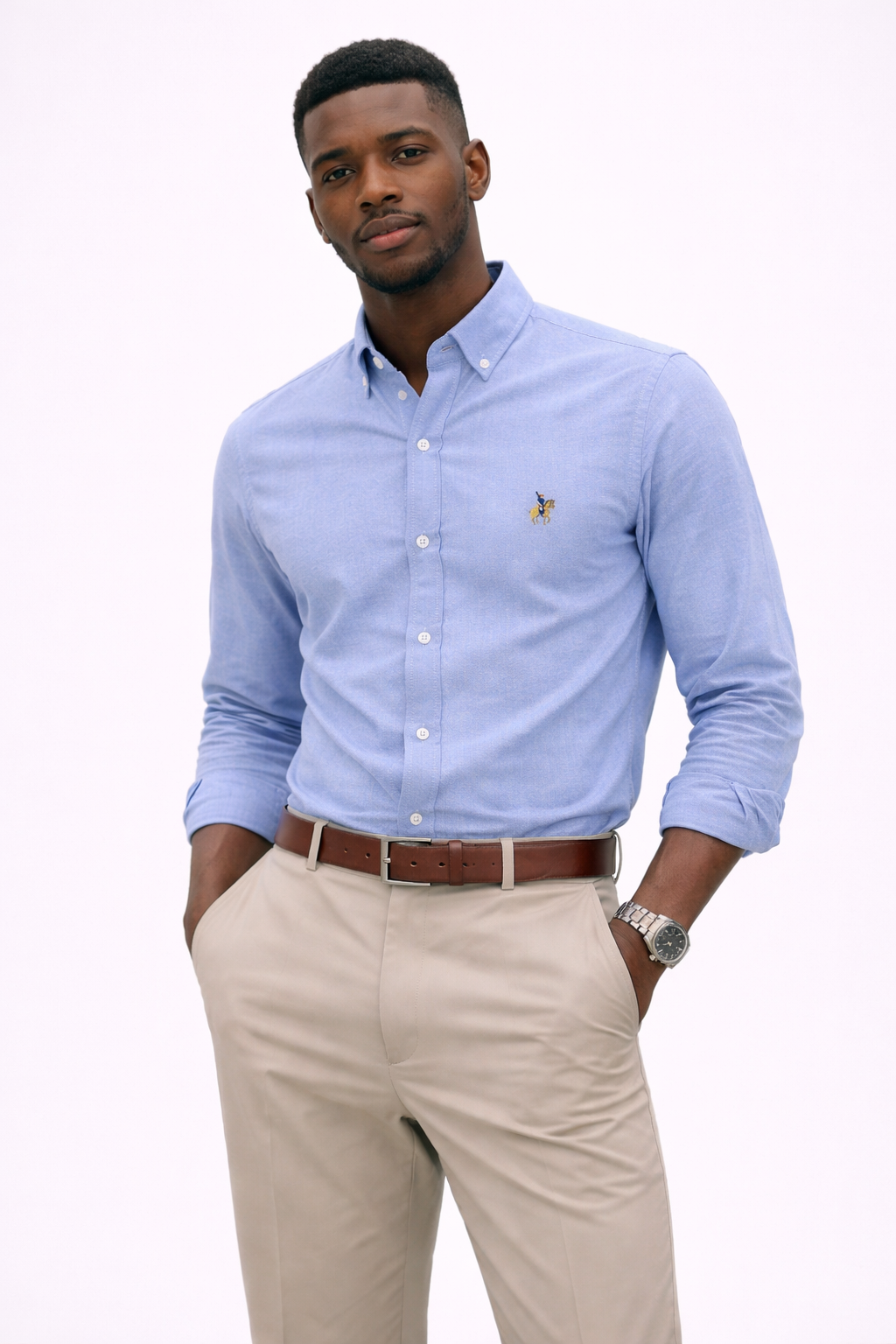 Chemise Homme Oxford (100 % coton) Coupe Ample