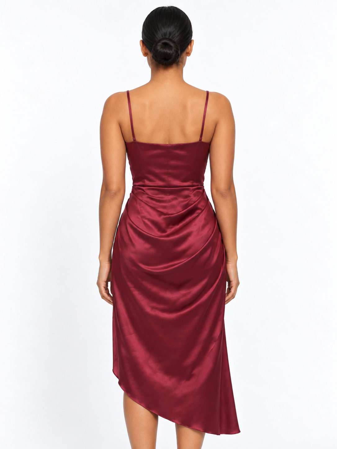 Robe Camisole Fendue Satinée Égidéon – Femme