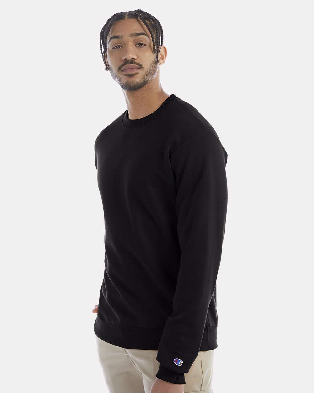 Sweatshirt sans capuche Champion – 50 % coton / 50 % polyester