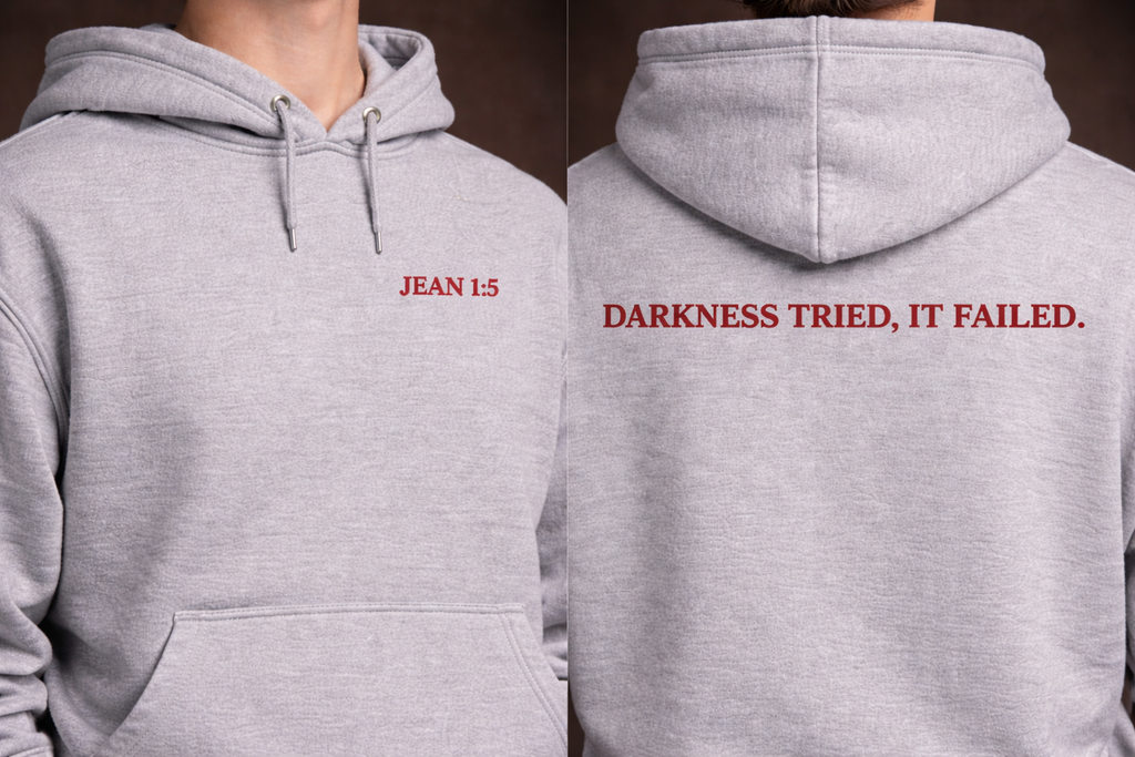 Hoodie Égidéon (50 % coton / 50 % polyester) Collection spirituelle