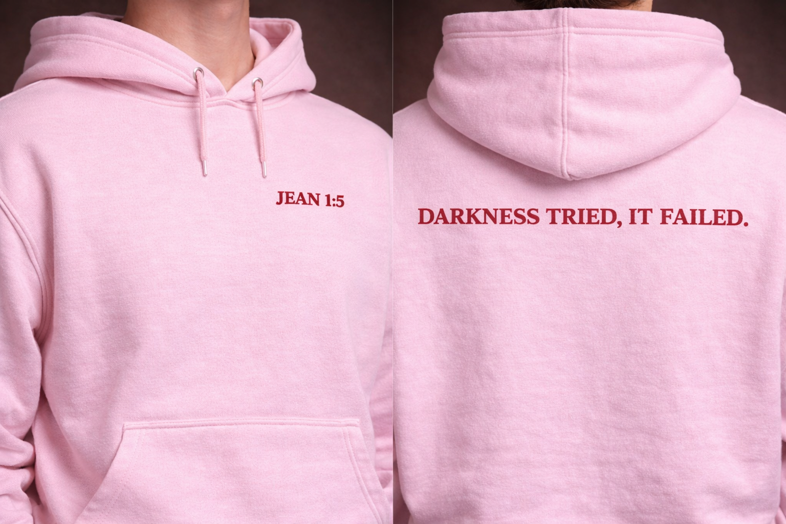 Hoodie Égidéon (50 % coton / 50 % polyester) Collection spirituelle