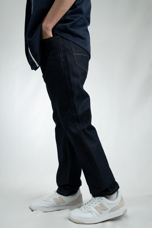 Jean Droit Denim Indigo – Homme