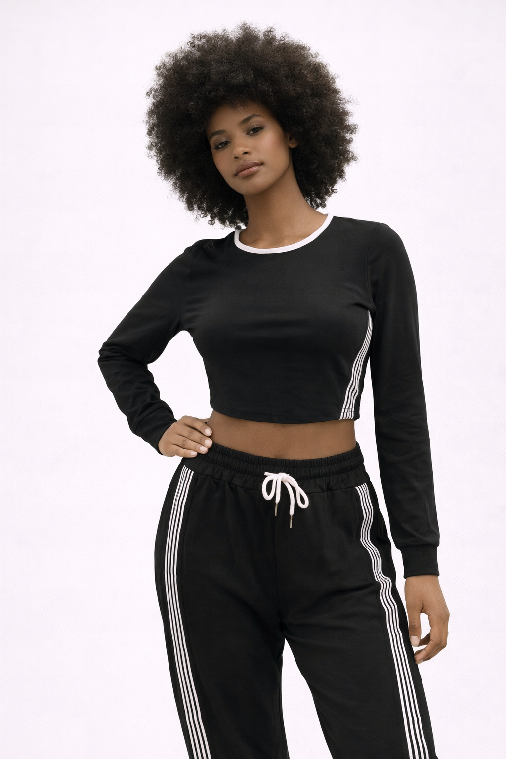 Ensemble noir et blanc 2 pièces Femmes – Égidéon