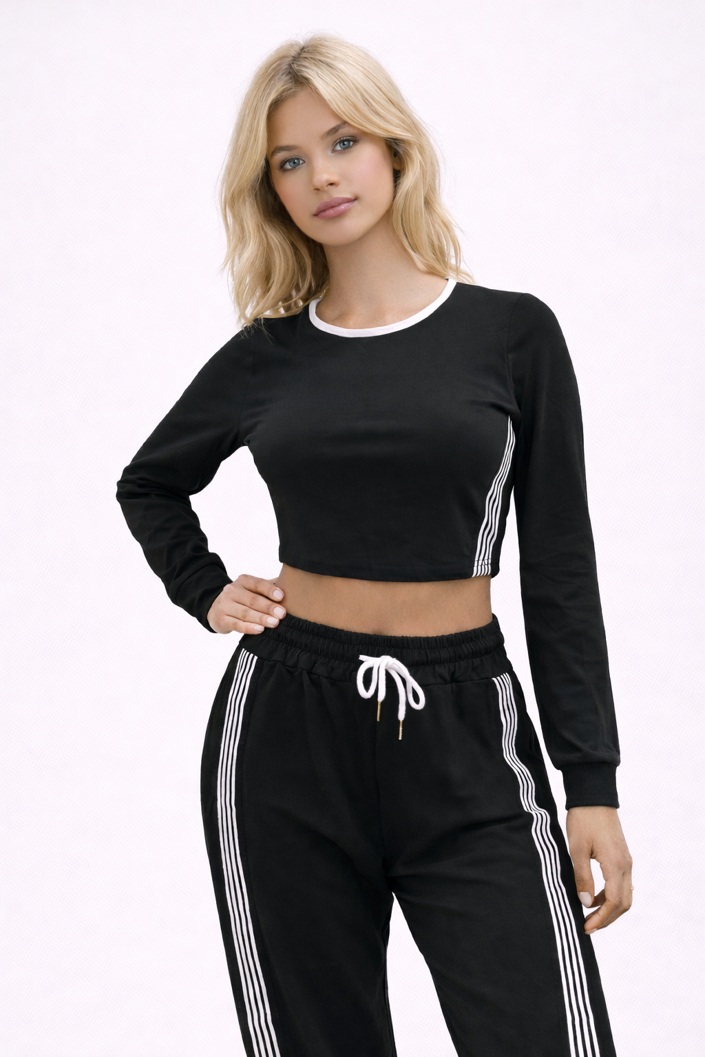 Ensemble noir et blanc 2 pièces Femmes – Égidéon