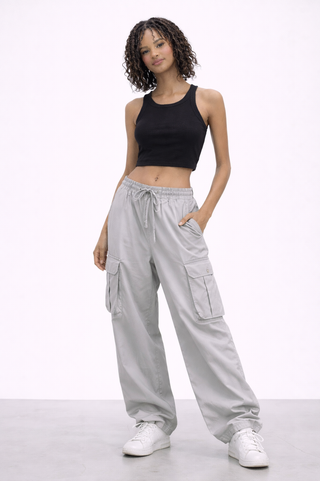 Débardeur noir 95% coton biologique et de 5% élasthanne Femmes – Égidéon