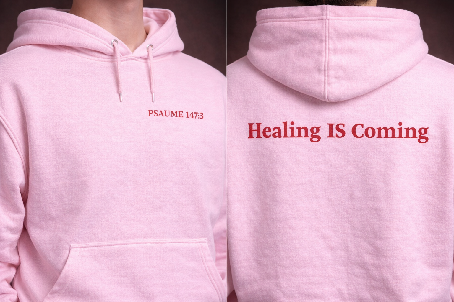 Hoodie Égidéon (50 % coton / 50 % polyester) Collection spirituelle
