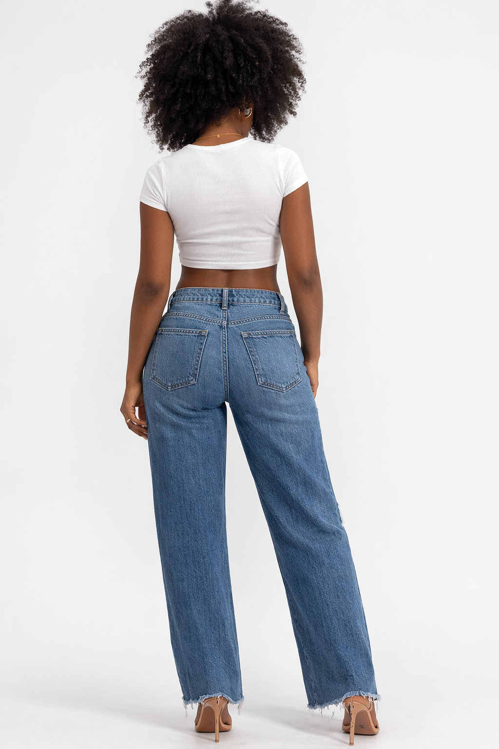 Jean Femme Égidéon (65 % coton, 35 % polyester)