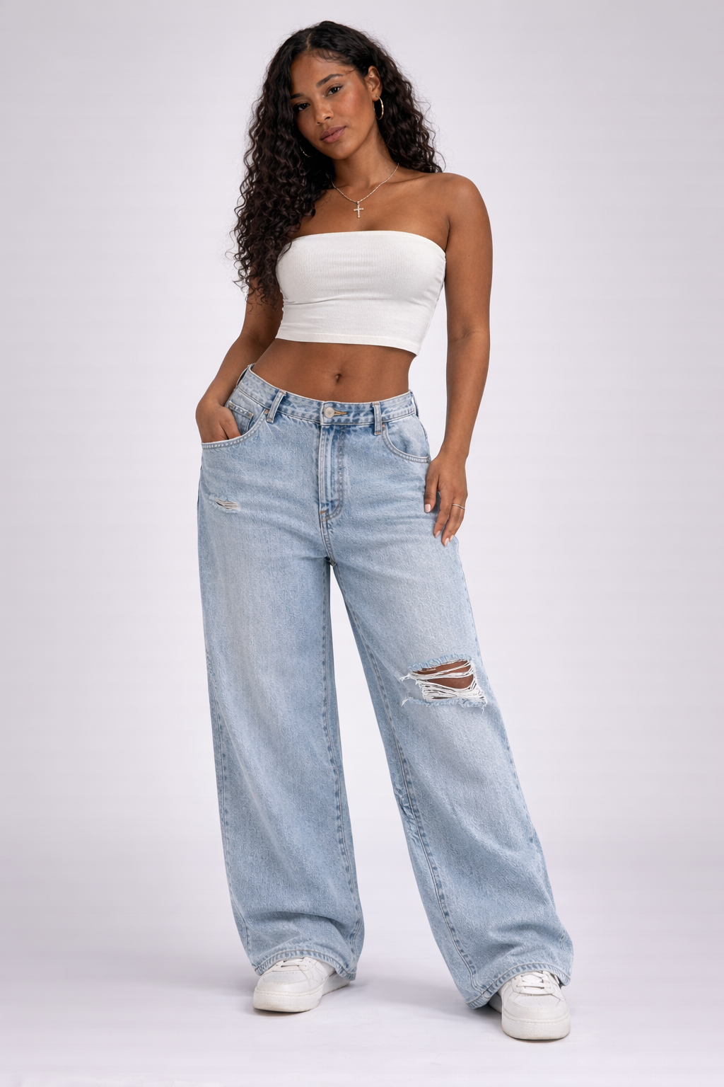 Jean Femme Égidéon (75 % coton, 22 % polyester, 3%spandex)