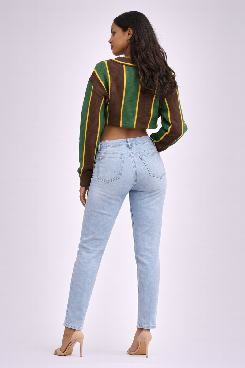 Jean Femme Égidéon (54% coton, 28% polyester, 8% viscose, 3% élasthanne, 1% linen)