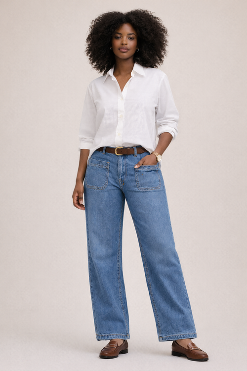Jean Femme Égidéon (65 % coton, 35 % polyester)