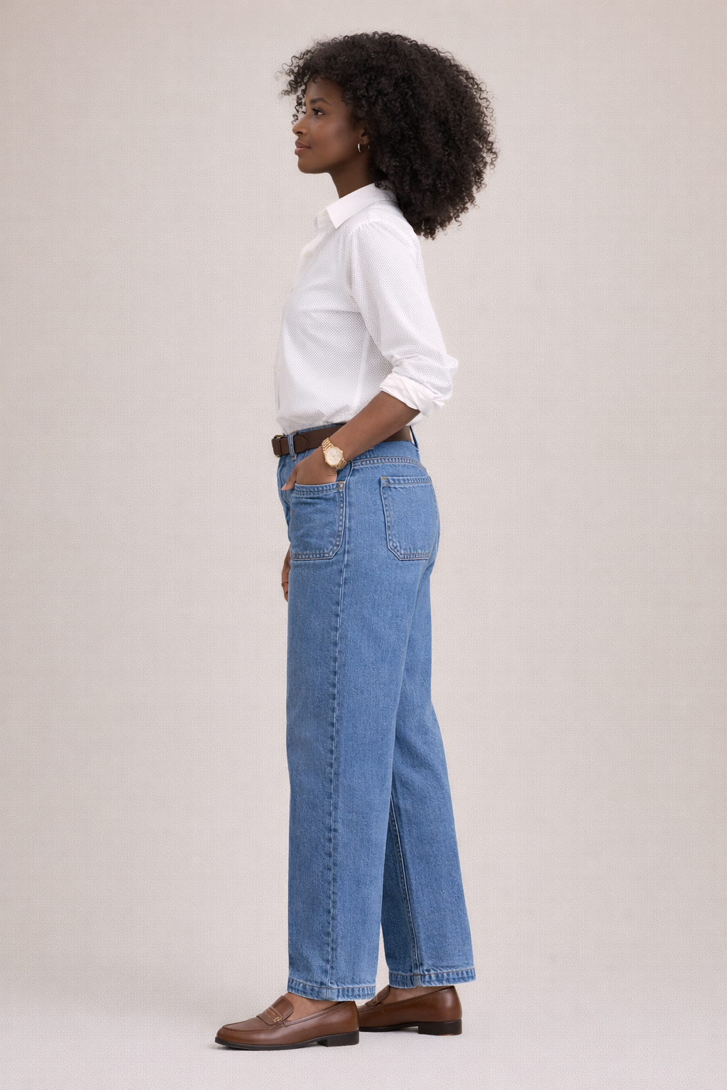Jean Femme Égidéon (65 % coton, 35 % polyester)