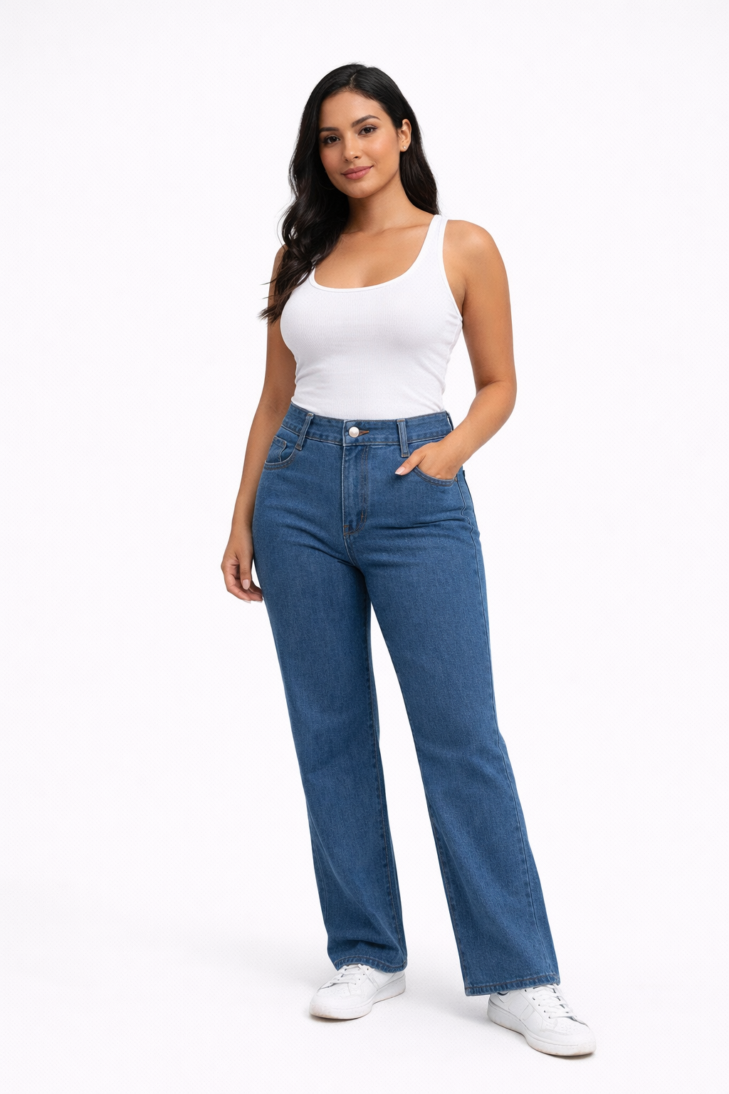 Jean Femme Égidéon (65 % coton, 35 % polyester)