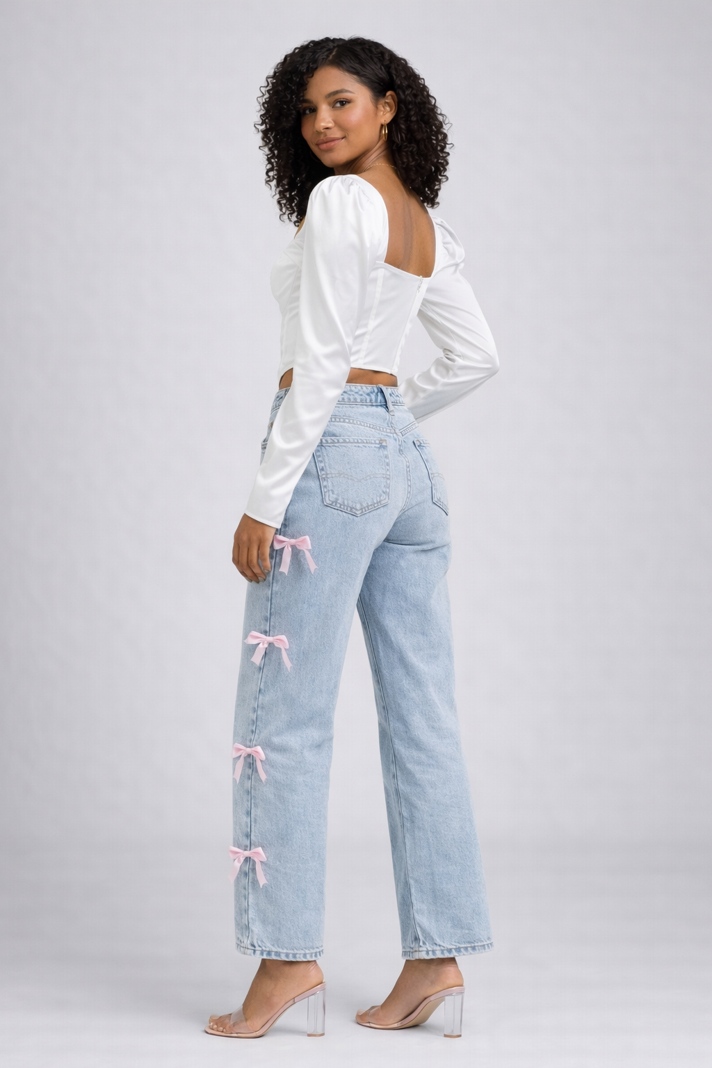 Jean Femme Égidéon (65 % coton, 35 % polyester) – Modèle 008