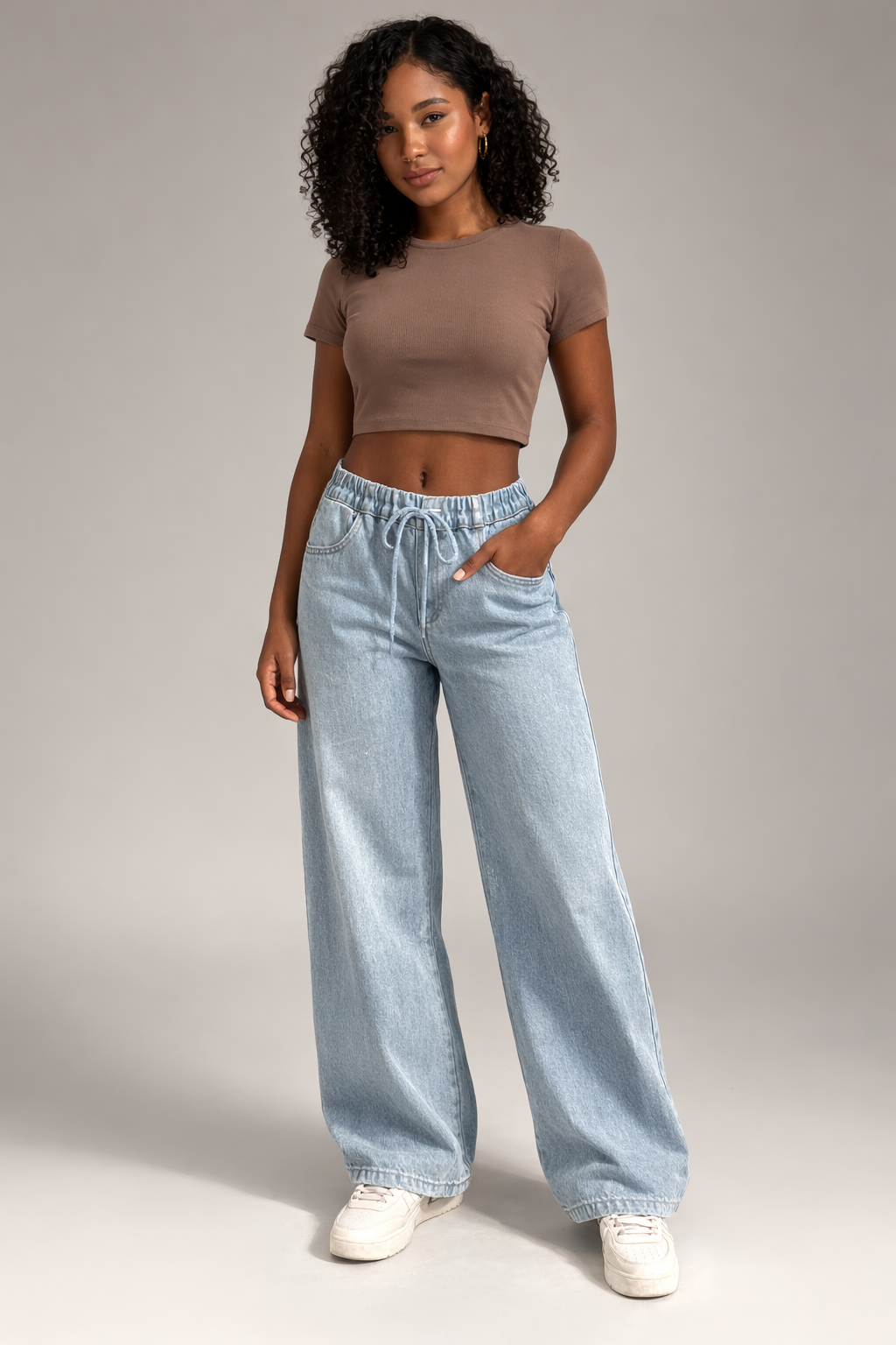 Jean Femme Égidéon (85 % coton, 13 % polyester, 2% élasthanne)