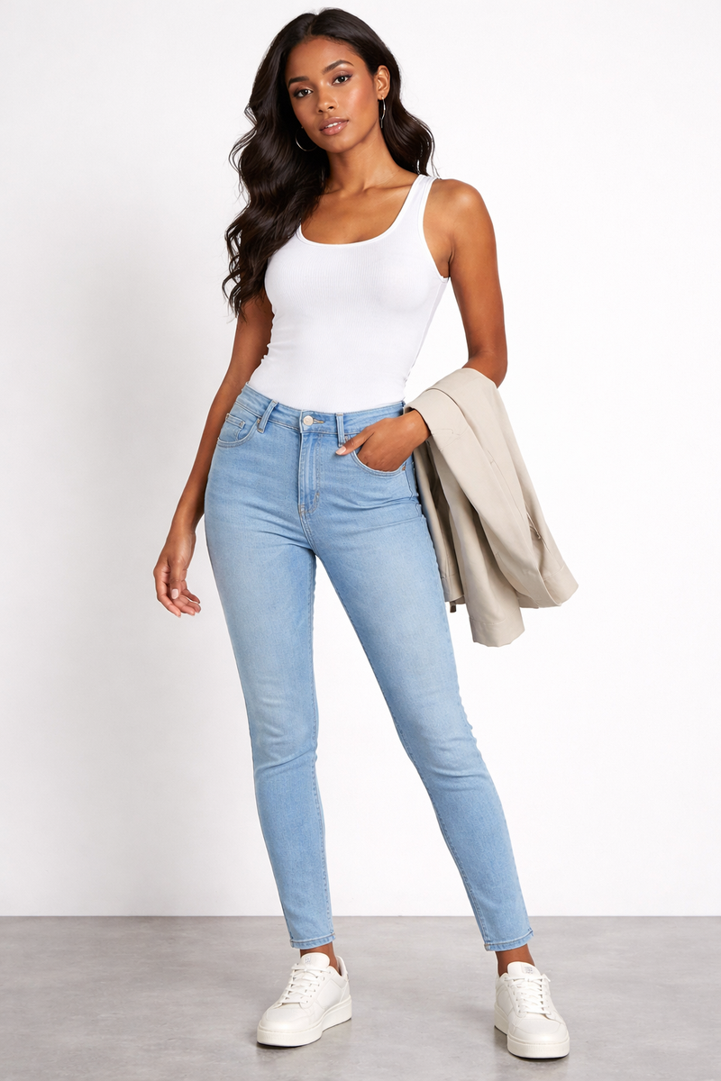 Jean Femme Égidéon (65 % coton, 35 % polyester)