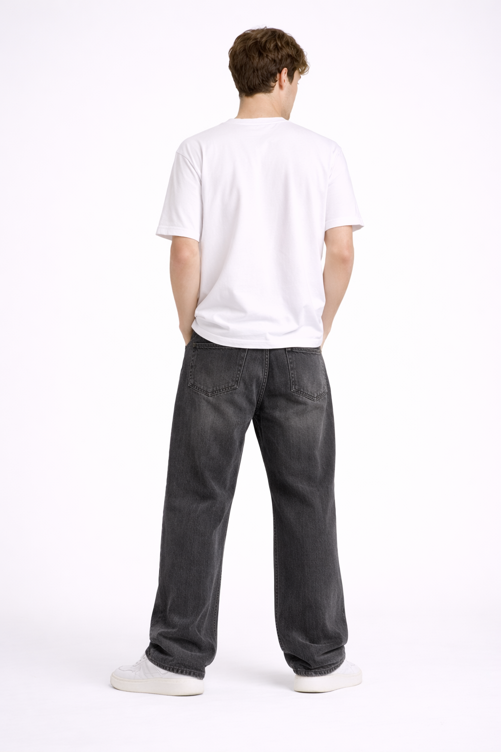 Jean Homme Baggie Jambe Large (77 % coton, 23 % polyester)