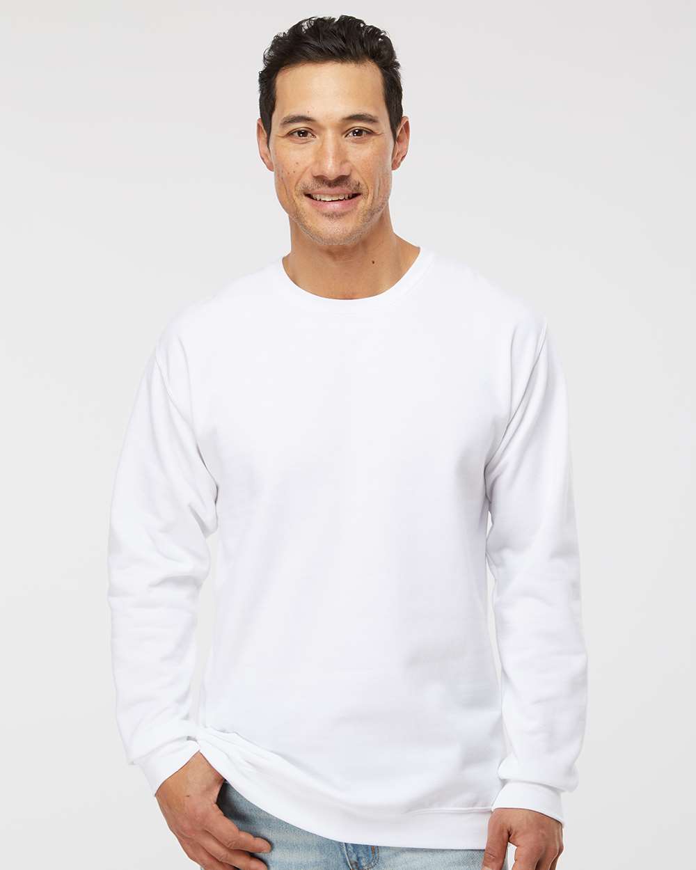 Sweatshirt sans capuche – 50 % coton / 50 % polyester