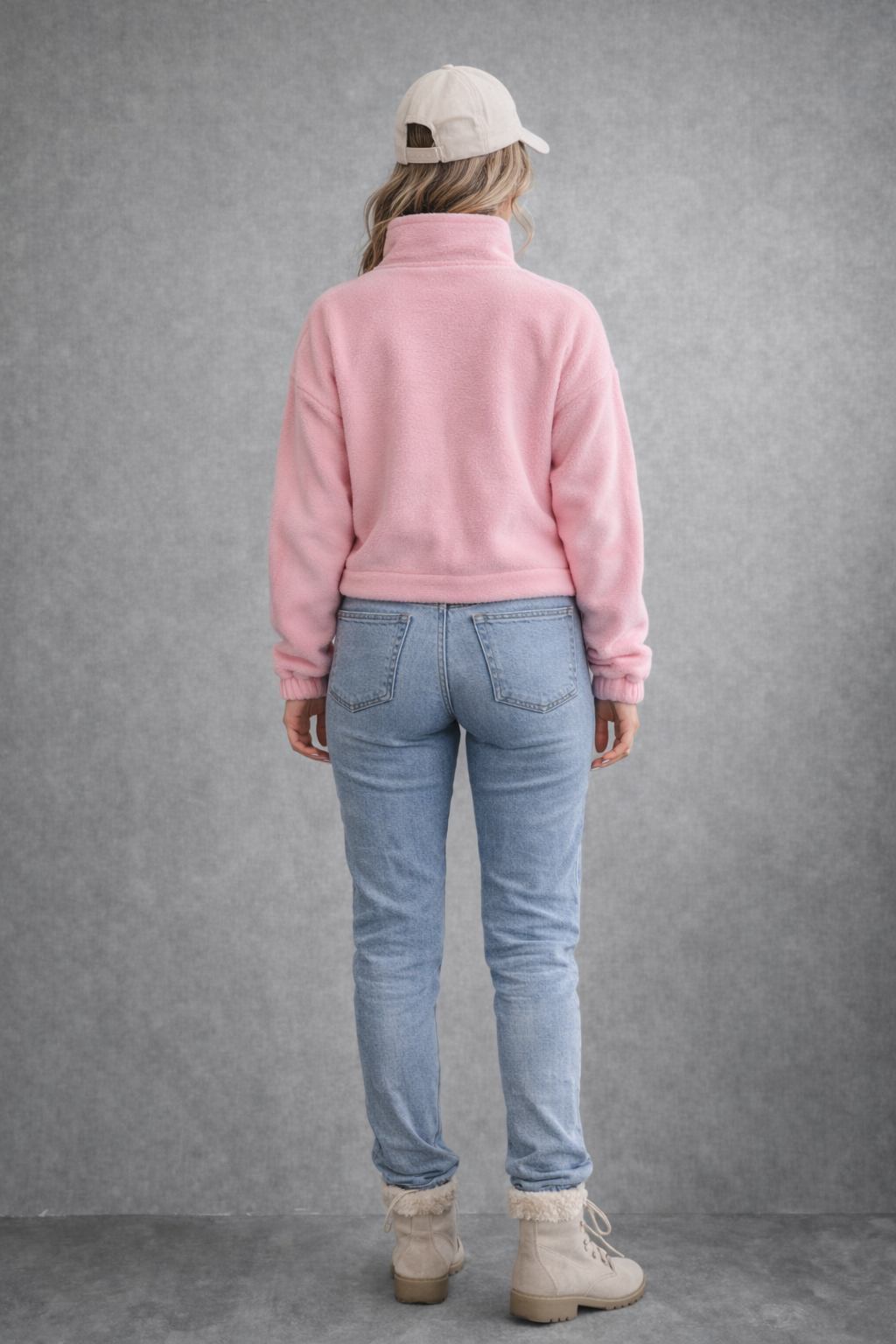 Haut de vêtement zippée Femme (100%Polyester)