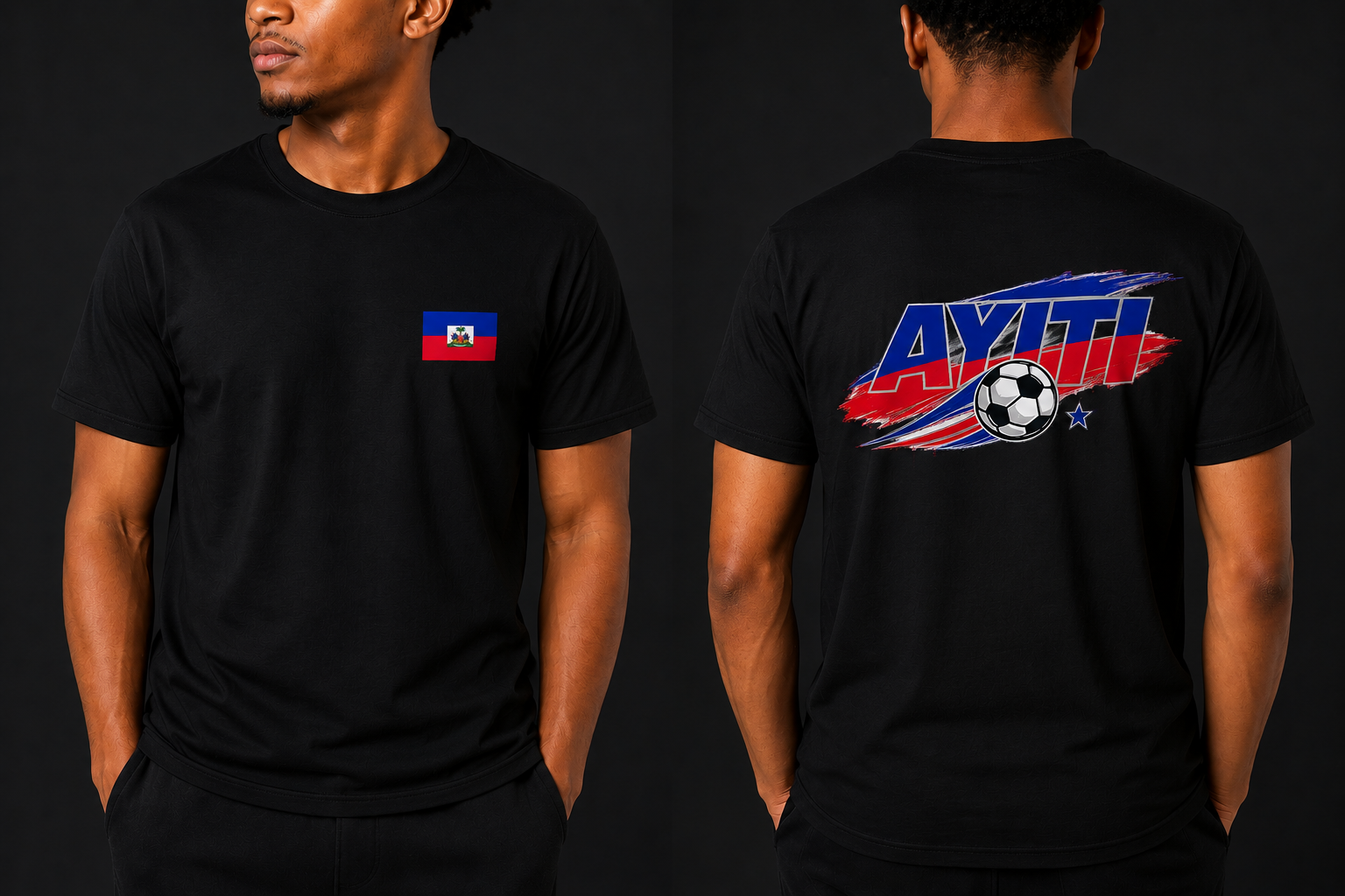 Égidéon – Ayiti Soccer Edition (100 % coton)