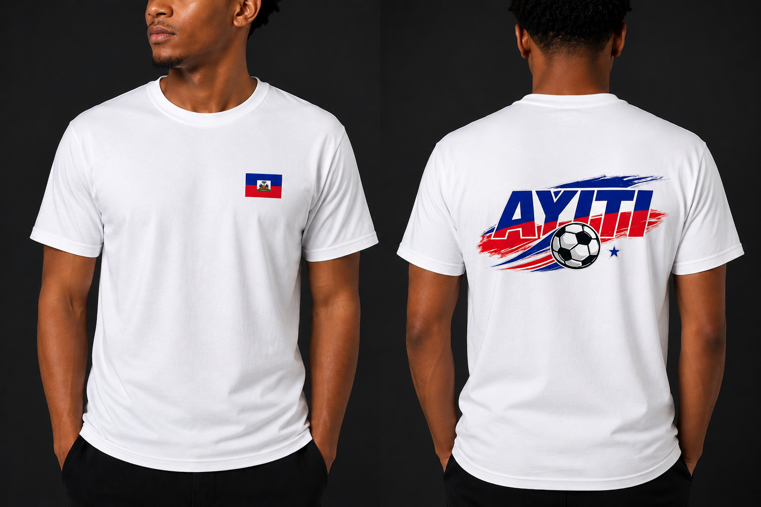 Égidéon – Ayiti Soccer Edition (100 % coton)