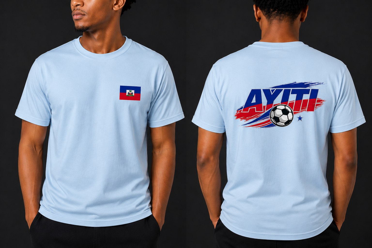 Égidéon – Ayiti Soccer Edition (100 % coton)