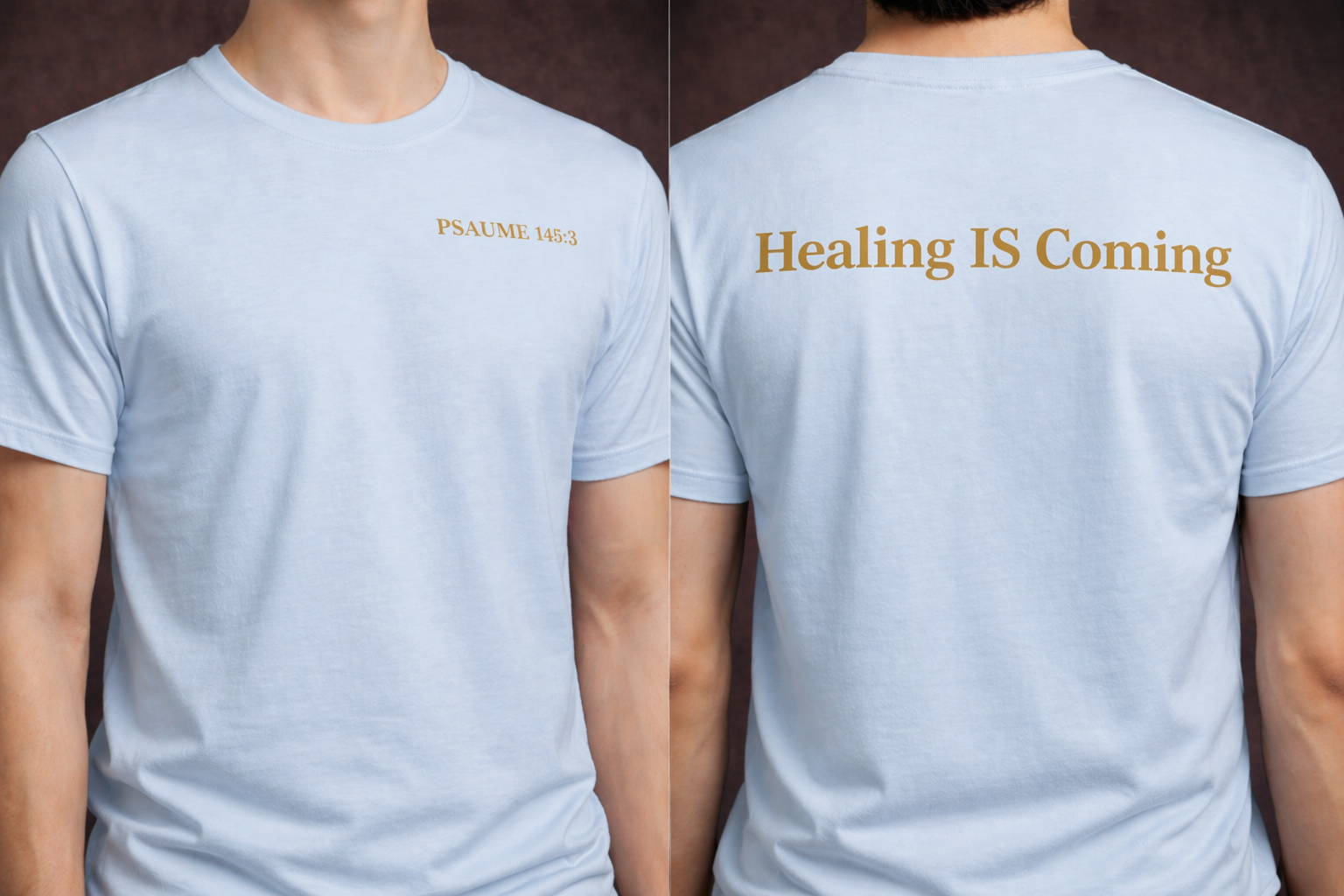 T-shirt Égidéon Confort Classique Résistant (100 % coton) Collection spirituelle