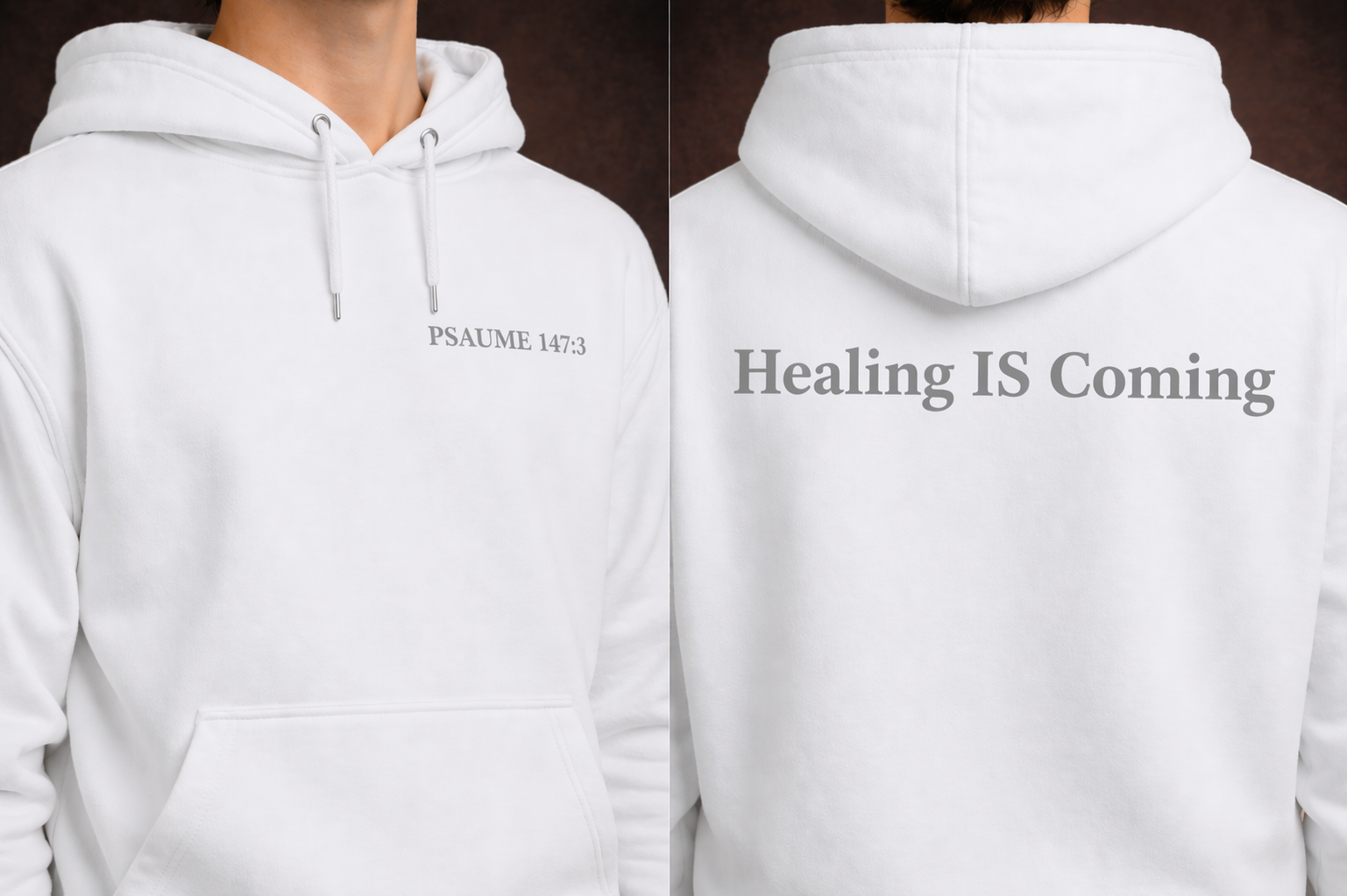 Hoodie Égidéon (50 % coton / 50 % polyester) Collection spirituelle