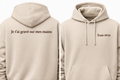 Hoodie Égidéon (50 % coton / 50 % polyester)Collection spirituelle