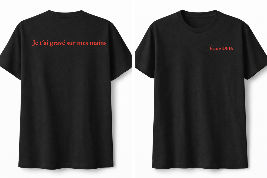 T-shirt Égidéon Confort Classique Résistant (100 % coton)Collection spirituelle