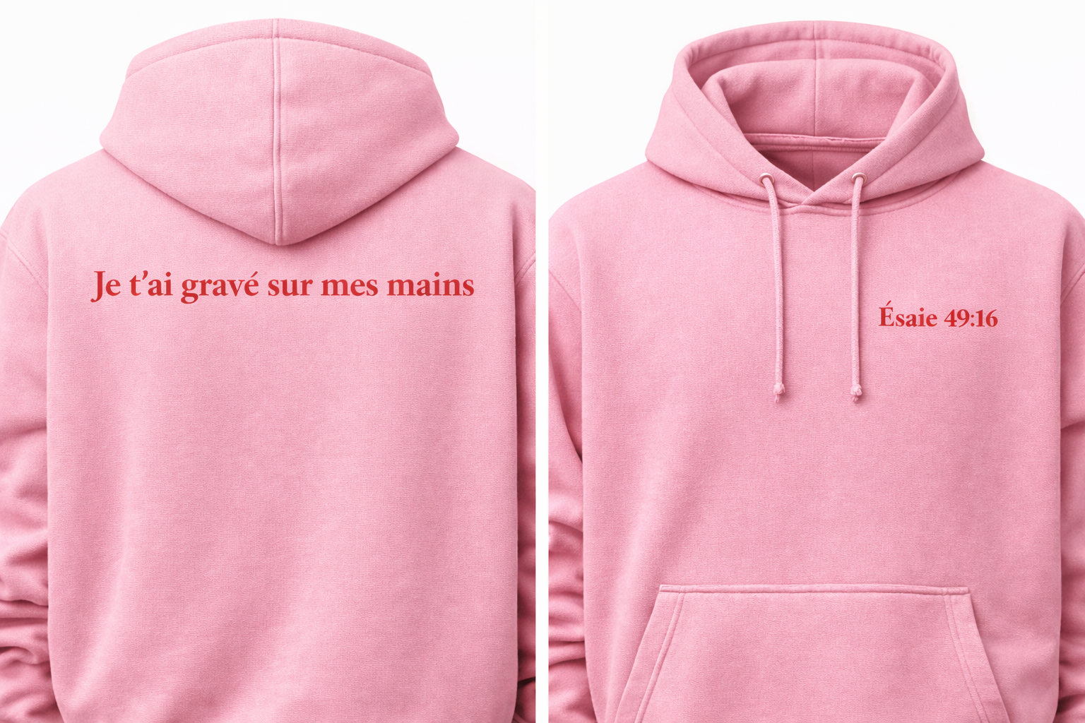 Hoodie Égidéon (50 % coton / 50 % polyester)Collection spirituelle