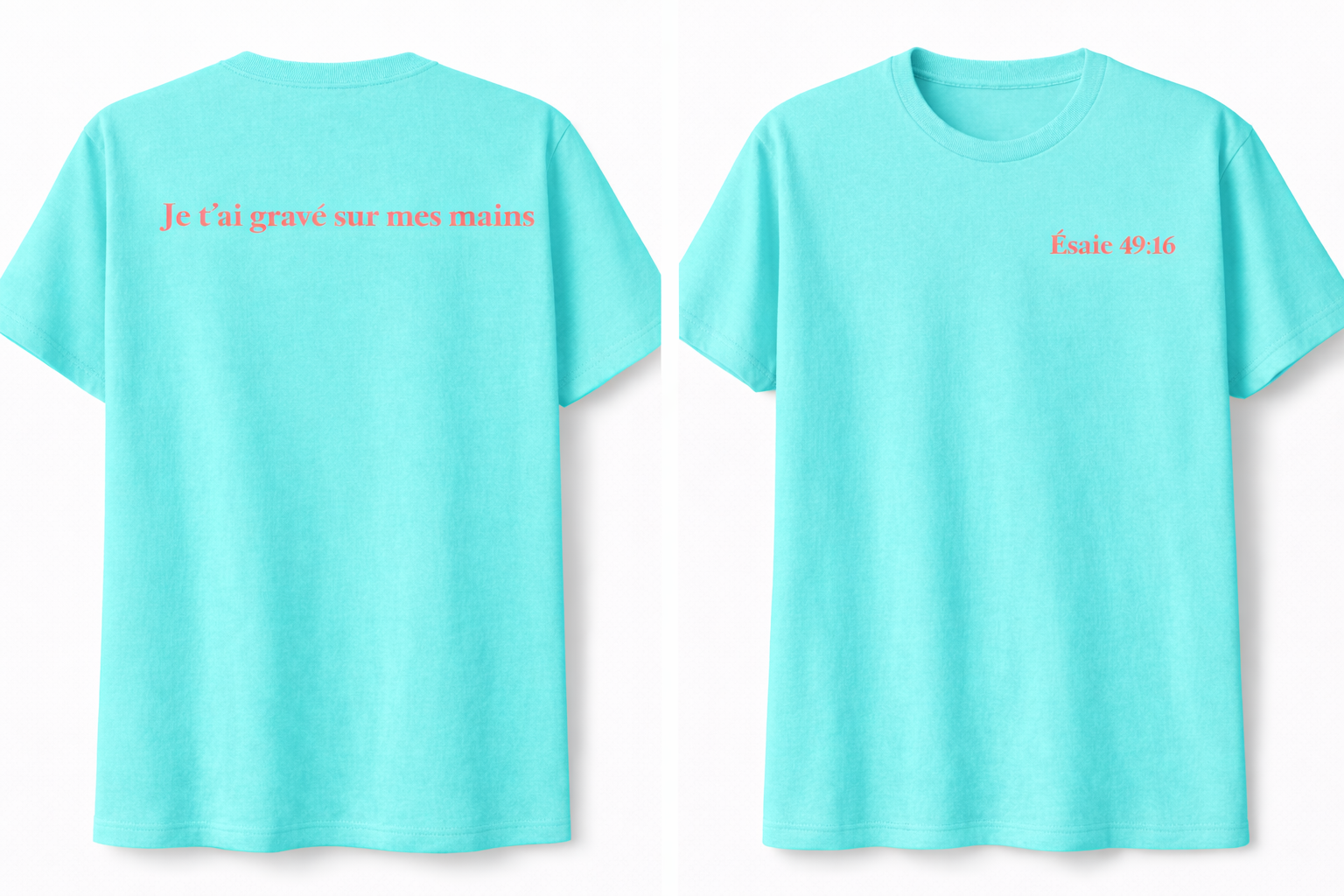 T-shirt Égidéon Confort Classique Résistant (100 % coton)Collection spirituelle