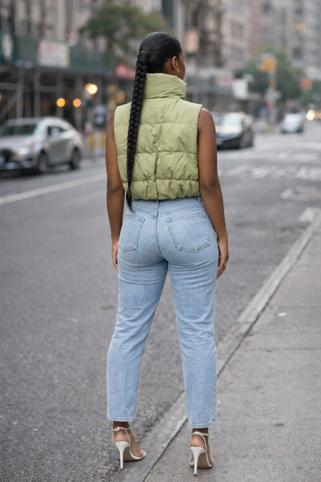 Gilet bouffant court sans manches Femmes – Égidéon